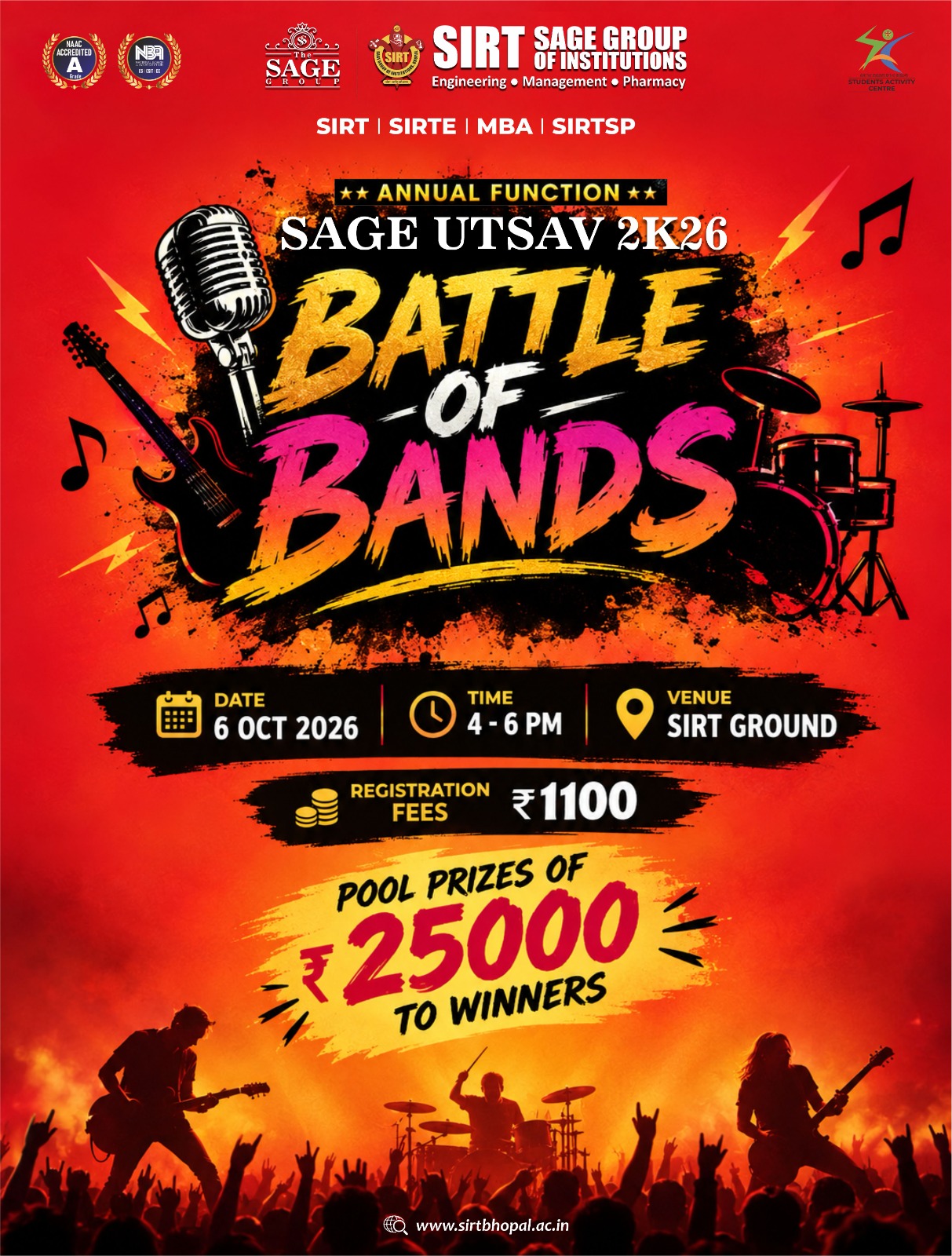 SAGE UTSAV 2K26 – A Grand Celebration of Talent, Creativity, Sports & Innovation